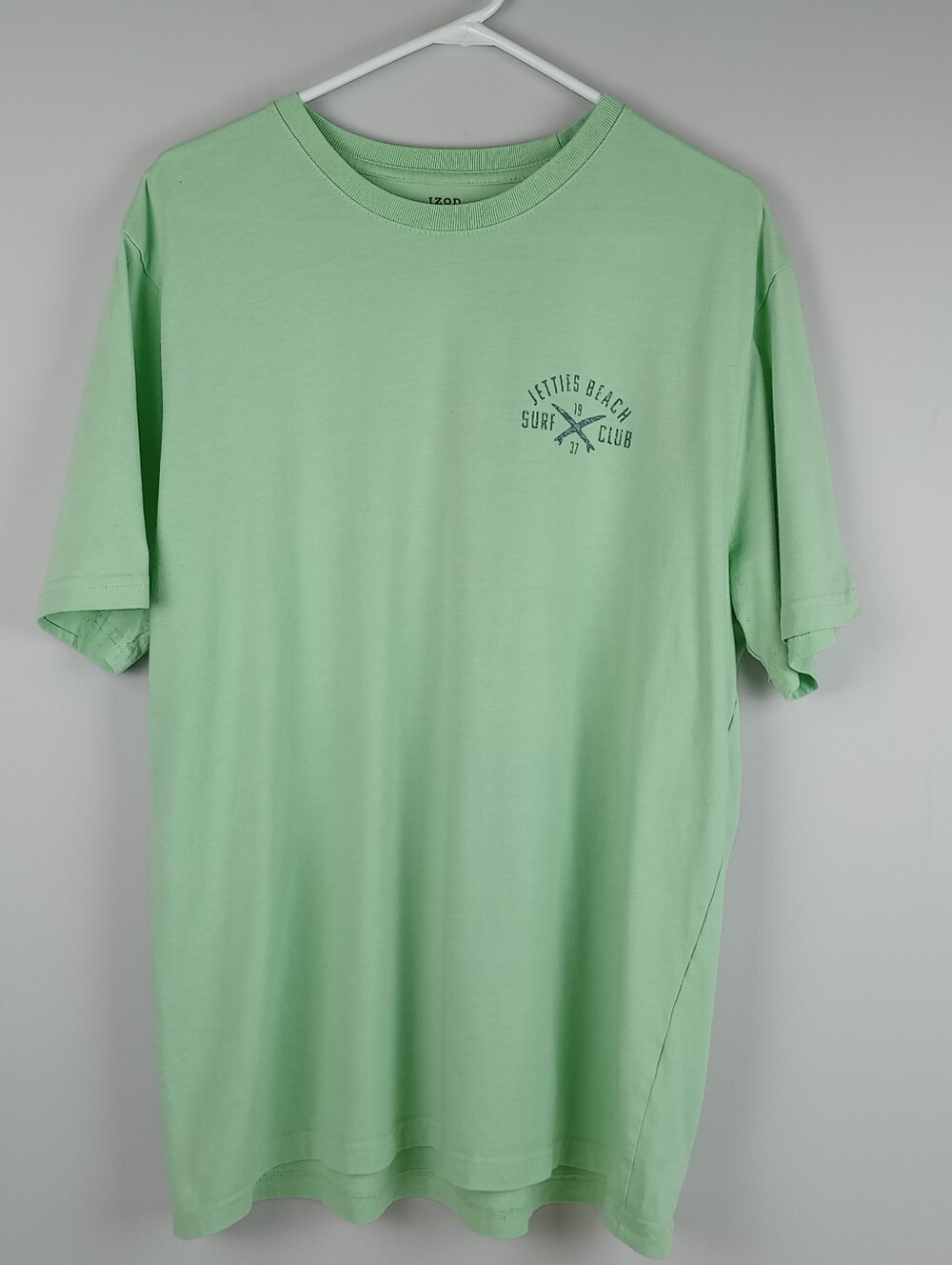 Izod Saltwater Mens XL Mint Relaxed Classics Jetties Beach Waveriders Tshirt
